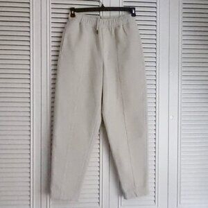 NWOT Men's Native Youth Drawstring Waist Pants 30W Thick Micro Fleece White